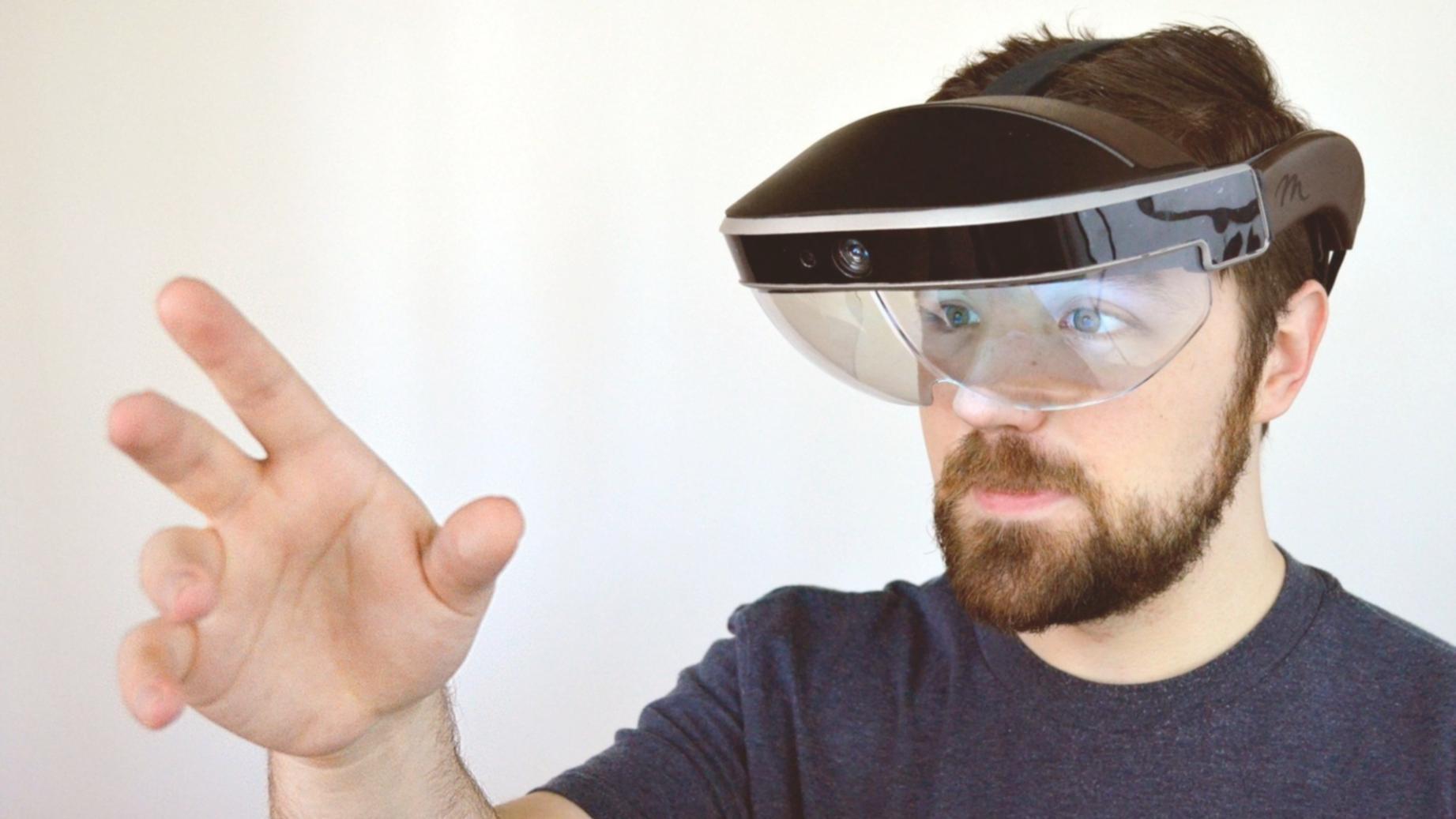 AR/VR development process showing code editor and 3D viewport